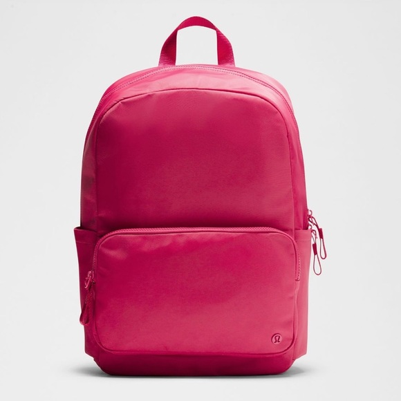 lululemon athletica Handbags - Lululemon Raspberry Coulis/Sheer Oak Backpack 22L